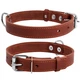 Нашийник COLLAR одинарний ширина 35мм довжина 48-63см коричневий - изображение 1
