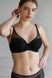 Женский бюстгальтер мягкие чашки Orhideja 192-338 Nero 70G Черный - изображение 2