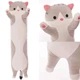 Мягкая игрушка обнимашка Кот батон 130 см Серый (9008) - изображение 4
