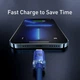 Кабель Cable Baseus CAJY000001 Crystal Shine Series Lightning 2.4A 1.2m blue - изображение 3