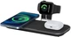 Док-станция WiWU Power Air 3in1 Wireless Charger - Black (PA3IN1B) - изображение 1