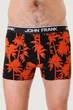 Трусы боксеры, 2 штуки John Frank 48(M) Чёрный-оранжевый (Palm) (76799) - изображение 4