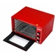 Электрическая печь 40 л выпечка пицца GoodGrill GR-4002 3 режима 1300W нагрев 280 термоизоляция эмаль электродуховка настольная мини печка Красная Турция - изображение 4