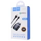 Мережевий зарядний пристрій з кабелем Hoco C12Q QC3.0 (1USB/3A/18W) microUSB чорний - изображение 2
