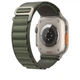 Нейлоновый ремешок Fruct Alpine Loop for Apple Watch 42/44/45/46/49 mm Green - изображение 4
