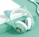 Беспроводные детские Bluetooth наушники с кошачьими ушками&nbsp;Cat STN-28 Mint - изображение 3