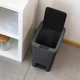 Ведро для мусора MBM HOME с крышкой и педалью Антрацит (BIN-01 20L ANTHRACITE) - изображение 5