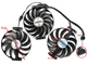 Вентилятор кулер для видеокарты ASUS RTX 3060 3070 Ti 3080 Ti 3090 ROG Strix Champion CF1010U12S (CF1010U12D T129215SU FDC10U12S9-C) комплект 3 шт (№338.1) - изображение 3