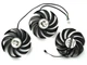 Вентилятор PowerLogic для видеокарты MSI RTX 3060 3070 3080 3090 Ti GAMING X TRIO (orgnl) PLD09210B12HH (PLD09210S12HH) комплект 3 шт (№383) - изображение 3