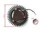 Турбіна PowerLogic для відеокарти ATI Radeon MSI PLB07525B12HH (BASA0725R2U BFB1012SHA01 CF7525U12D) (№160.5) - зображення 4