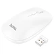 Компьютерная мышь безпроводная портативная стильная Hoco GM15 Art dual-mode business wireless mouse White - изображение 1