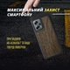 Шкіряна накладка Stenk WoodBacker для Xiaomi Poco X4 GT Чорна (72442) - зображення 5
