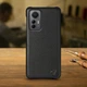 Шкіряна накладка Stenk Cover для Xiaomi 12 Lite Чорна (72476) - зображення 1