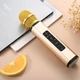 Караоке микрофон Losso K6 Premium золотой (стерео-звук) - изображение 5