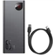 Павербанк Baseus Adaman Metal Digital Display 20000mAh 65W, Black (QC3.0 PD3.0) (PPIMDA-D01) - зображення 2