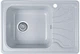 Мойка кухонная, гранитная, прямоугольная Valetti 10N 640х440мм Серая - изображение 2