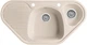 Керамическая кухонная мойка EcoLine EL20D 950x500x175мм Бежевая - изображение 1