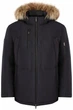 Короткий мужской пуховик с мехом енота Finn Flare A19-22011-202 темно-серый L - изображение 6