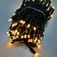 Гирлянда NikoLED STRING 100LED 10м внешняя теплый цвет на черном кабеле (3135-21) - изображение 1