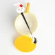 Кружка с крышкой BonaDi Rabbit 430 мл фарфоровая с ложкой (927-223) - изображение 7