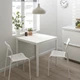 Стул IKEA ADDE белый 102.191.78 - изображение 3
