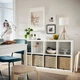 Стеллаж IKEA KALLAX белый 8 ячеек 802.758.87 - изображение 4