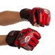 Перчатки для змішаних єдиноборств MMA шкіряні TWN Pro (р-р XL, Червоний) (TW-001_Червоний_XL) - зображення 4