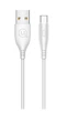 Кабель USAMS U18 USB – Type C data cable 1000mm 2А white зарядка та передача даних (SJ267USB02) - зображення 1