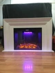 Декоративный портал камин из МДФ Infinity FN 1033 + електрокамин Royal Goodfire 33 LED белый Aristocrat Decor - изображение 2