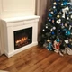 Камин из МДФ и электрокамин 28 дюймов каминокомплект Glory FN0128 D Dimplex белый Aristocrat Decor - изображение 1