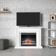 Декоративный портал камин из МДФ Sunrise FN 0226 + електрокамин Dimplex Slimline белый Aristocrat Decor - изображение 1