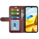Чехол-книжка Deexe Wallet Style для Xiaomi Poco M5 - Brown - изображение 2