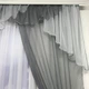 Шторы шифоновые с ламбрекеном ALBO серые 150×270 см (LS-295-35) - изображение 4