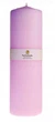 Свічка парафінова Pom Pom Candles, 20 х 6.5 см, без запаху, 100 годин горіння, рожева - зображення 1