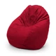 Кресло-мешок SanchoBAG Груша Велюр L 130x90 см Poppy-Red (kmg1001-v113-l) - изображение 2