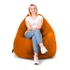 Кресло-мешок SanchoBAG Груша Велюр L 130x90 см Orange Ochre (kmg1001-v112-l) - изображение 1