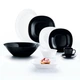 Столовий сервіз Luminarc Carine black&white 38 предметів (P4676) - зображення 1