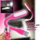 Гибкая Лампа светодиодная USB Светильник переносная Подсветка LED LIGHT для ноутбука и для чтения Розовый - изображение 2