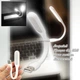 Гибкая Лампа светодиодная USB Светильник переносная Подсветка LED LIGHT для ноутбука и для чтения Белый - изображение 2
