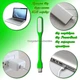 Гибкая Лампа светодиодная USB Светильник переносная Подсветка LED LIGHT для ноутбука и для чтения Зеленый - изображение 6