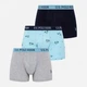 Набор трусов-боксеров мужских US Polo Assn 80446 L 3 шт Синий/Мята/Меланж (8680557322606) - изображение 1