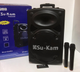 Акустична система Su-Kam BT120D бездротова акумуляторна 1000 Вт + пульт, 2 мікрофона, Bluetooth, AUX, SD/MS/MMC Чорна (12720) - зображення 1