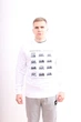 Світшот чоловічий Weekend Offender Plattenspieler Sweat White розмір М - зображення 1