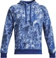 Толстовка чоловіча Under Armour Rival Fleece Cloud Dye, синій, розмір XL - зображення 1