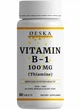 Витамин Б1 Oeska Vitamin B1, 100 мг 60 таблеток, Thiamine (Тиамин) - изображение 1