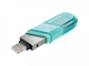 Флеш-накопичувач SanDisk USB 3.1 iXpand Flip 128Gb Lightning Apple Ice Mint (SDIX90N-128G-GN6NJ) - изображение 2