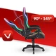 Компьютерное кресло HELL'S HC-1003 RGB Black (5904204981866) - изображение 3