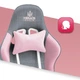 Компьютерное геймерское кресло Hell's Chair Rainbow Серая розовая ткань - изображение 5