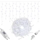 Уличная гирлянда бахрома Springos 12 м 300 LED CL300 Cold White - изображение 10