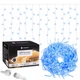 Уличная гирлянда бахрома Springos 8 м 200 LED CL0202 Blue - изображение 1